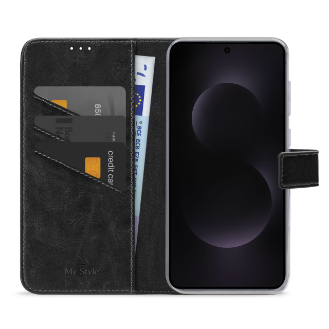 My Style My Style Flex Wallet Hoesje voor Samsung Galaxy S25 Edge 5G - Zwart