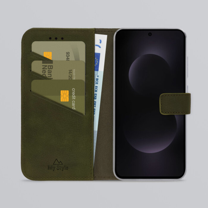 My Style My Style Flex Wallet Hoesje Samsung Galaxy S25 Edge 5G - Forest Green