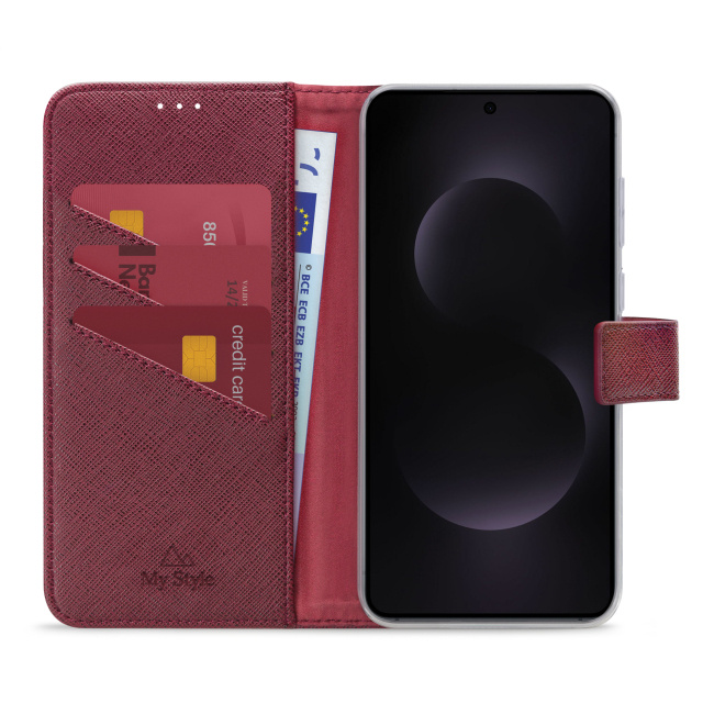 My Style My Style Flex Wallet Samsung Galaxy S25 Edge 5G Hoesje - Bordeaux