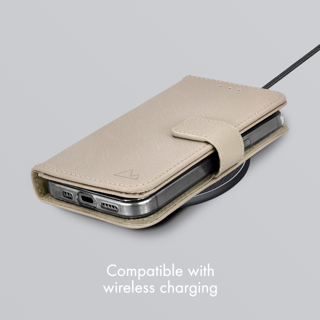 My Style My Style Flex Wallet Hoesje voor Samsung Galaxy S25 Edge 5G - Warm Taupe