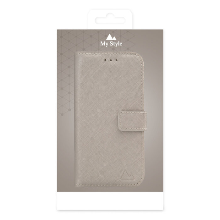 My Style My Style Flex Wallet Hoesje voor Samsung Galaxy S25 Edge 5G - Warm Taupe