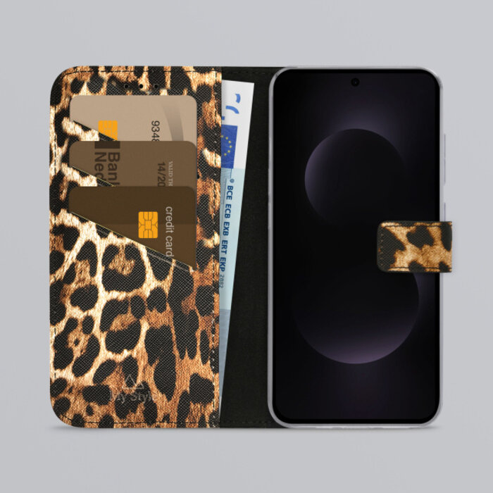 My Style My Style Flex Wallet Samsung Galaxy S25 Edge 5G Hoesje - Wild Leopard