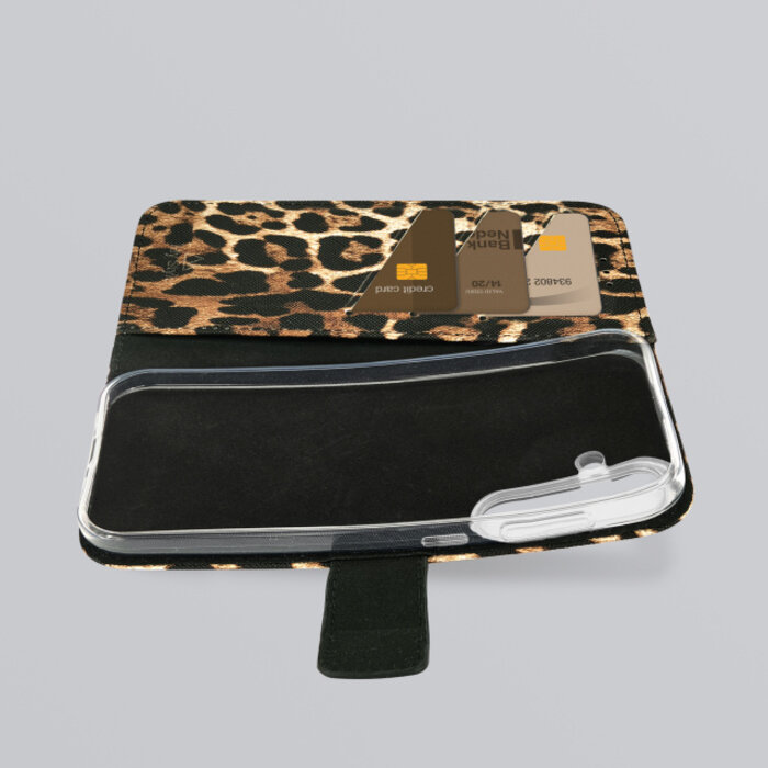 My Style My Style Flex Wallet Samsung Galaxy S25 Edge 5G Hoesje - Wild Leopard