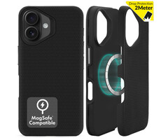 My Style My Style MagSafe Tough Case voor Apple iPhone 16 - Zwart