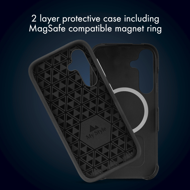 My Style My Style MagSafe Tough Case voor Samsung Galaxy A16 / A26 5G - Zwart