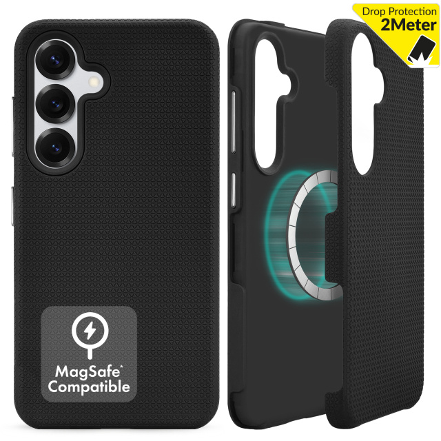 My Style My Style MagSafe Tough Case voor Samsung Galaxy S24/S25 - Zwart