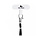 My Style Nylon Lanyard Patch 5-Pack - Wit (Zonder Metalen Ring)
