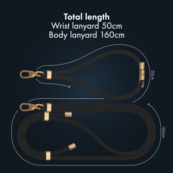 My Style My Style Body & Wrist Lanyard Set (2-Pack) - Zwart