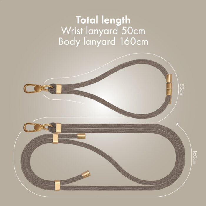 My Style My Style Body & Wrist Lanyard Set (2-Pack) - Taupe