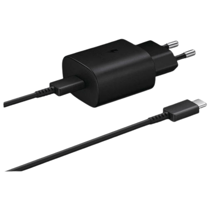Samsung Samsung 25W USB-C Snellader + USB-C Kabel (EP-TA800) - Zwart