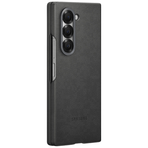 Samsung Samsung PU-leer Back Cover Grijs voor Galaxy Z Fold 6