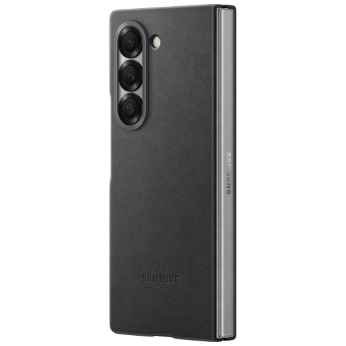 Samsung Samsung PU-leer Back Cover Grijs voor Galaxy Z Fold 6