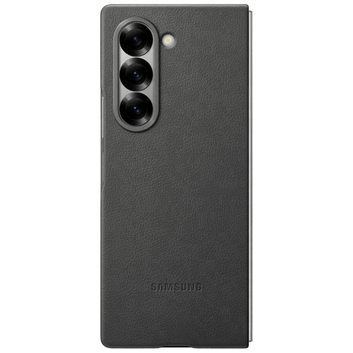 Samsung Samsung PU-leer Back Cover Grijs voor Galaxy Z Fold 6