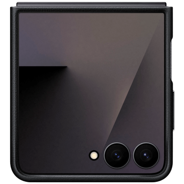 Samsung Samsung Kindsuit PU-Leren Back Cover Zwart voor Galaxy Z Flip 7