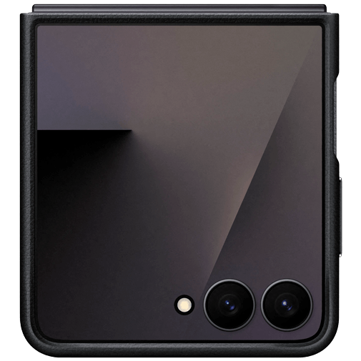 Samsung Samsung Kindsuit PU-Leren Back Cover Zwart voor Galaxy Z Flip 7