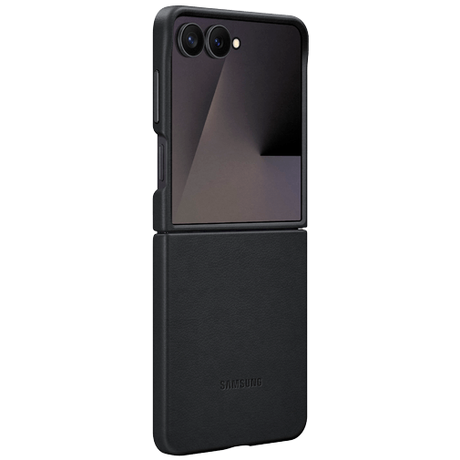 Samsung Samsung Kindsuit PU-Leren Back Cover Zwart voor Galaxy Z Flip 7
