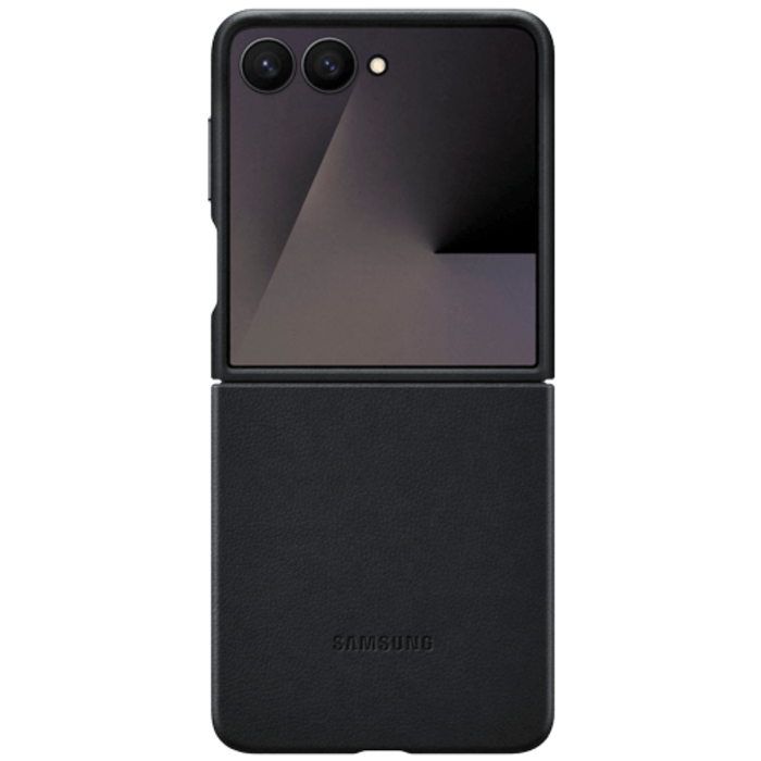 Samsung Samsung Kindsuit PU-Leren Back Cover Zwart voor Galaxy Z Flip 7