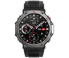 Amazfit Amazfit T-Rex 3 Smartwatch - Grijs met Zwarte Siliconenband