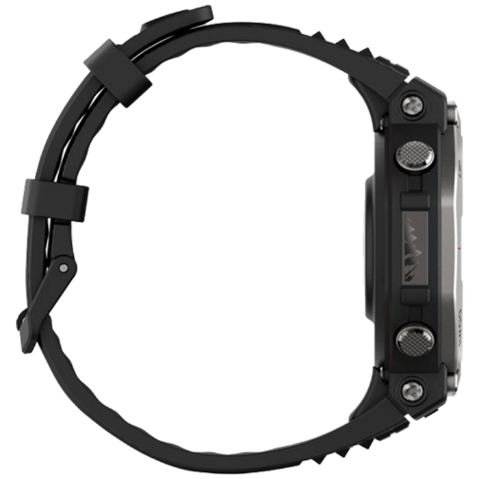 Amazfit Amazfit T-Rex 3 Smartwatch - Grijs met Zwarte Siliconenband