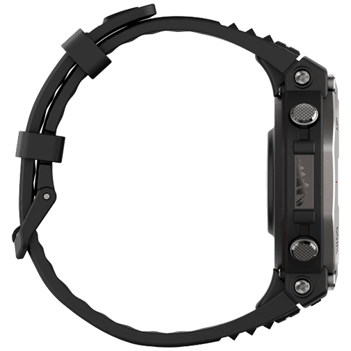 Amazfit Amazfit T-Rex 3 Smartwatch - Grijs met Zwarte Siliconenband