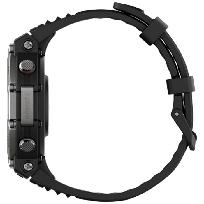 Amazfit Amazfit T-Rex 3 Smartwatch - Grijs met Zwarte Siliconenband