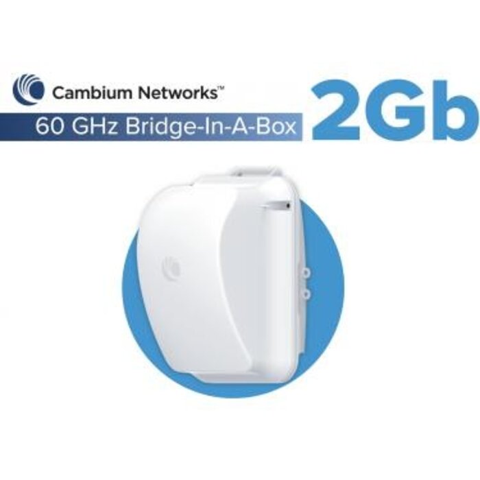 Cambium Networks Cambium Networks 60GHz Bridge in a Box 2Gb Punt-naar-Punt Set