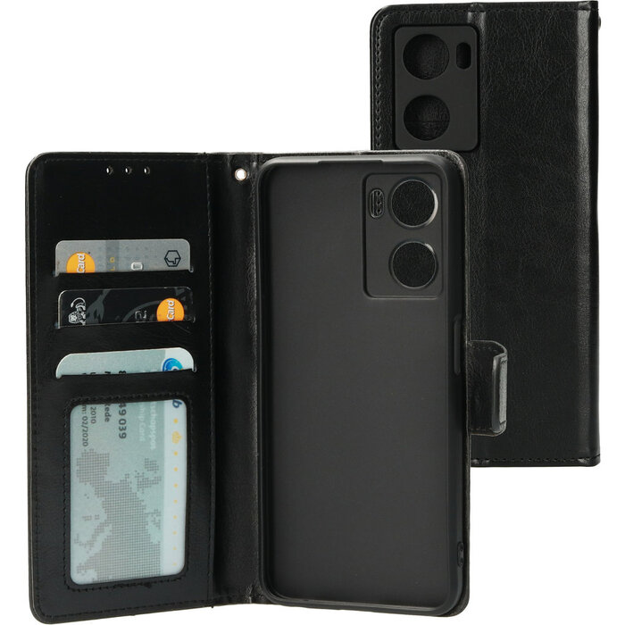 Mobiparts Mobiparts Wallet Case Oppo A57s 4G - Zwart