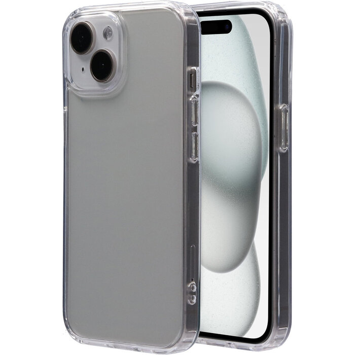 Mobiparts Mobiparts Classic Hardcover Apple iPhone 15 - Transparant