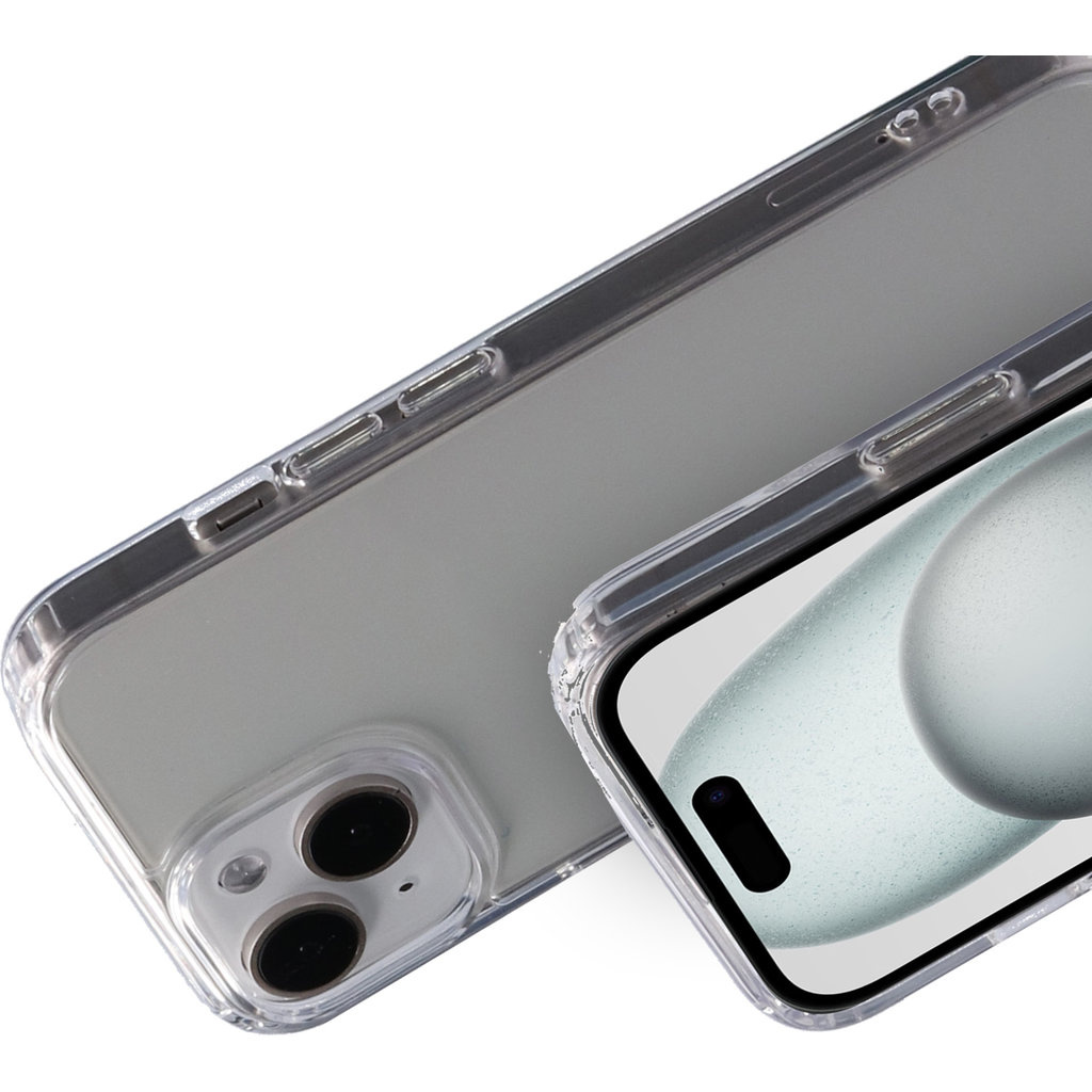 Mobiparts Mobiparts Classic Hardcover Apple iPhone 15 - Transparant