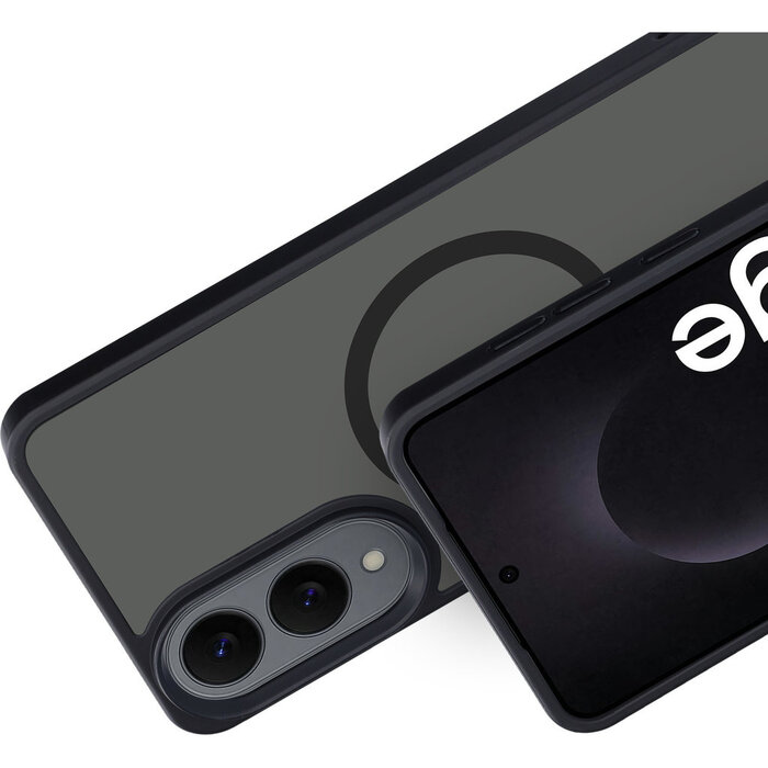 Mobiparts Mobiparts Hardcover Samsung Galaxy S25 Edge Satin Black (MagSafe)