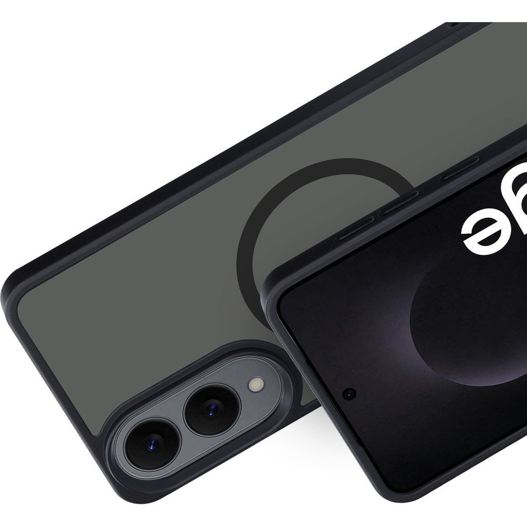 Mobiparts Mobiparts Hardcover Samsung Galaxy S25 Edge Satin Black (MagSafe)