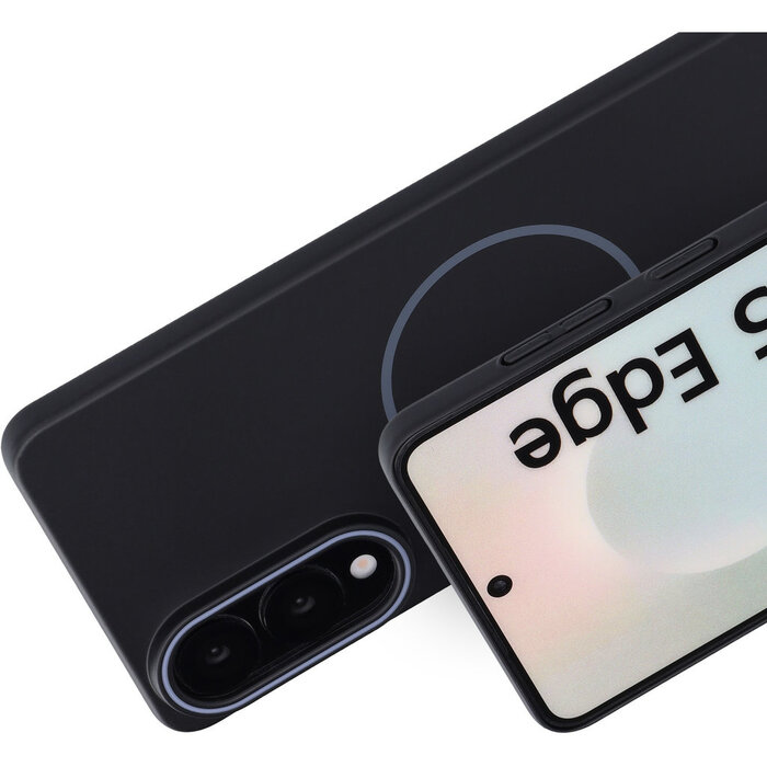 Mobiparts Mobiparts Slim Line Case Samsung S25 Edge MagSafe Onyx Black