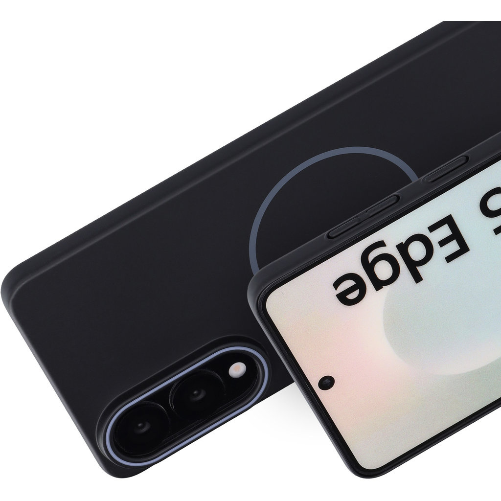 Mobiparts Mobiparts Slim Line Case Samsung S25 Edge MagSafe Onyx Black