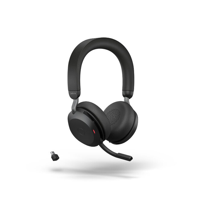 Jabra Jabra Evolve2 75 UC Stereo Headset met Link 380c USB-C - Zwart