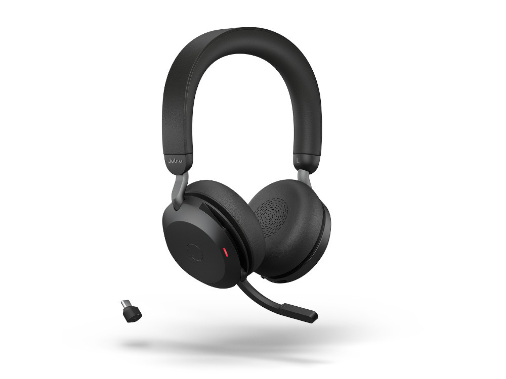 Jabra Jabra Evolve2 75 UC Stereo Headset met Link 380c USB-C - Zwart