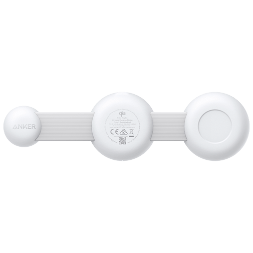 Anker Anker MagGo 3-In-1 Vouwbare Draadloze Snellader 15W Qi2 - Wit