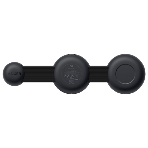 Anker Anker MagGo 3-In-1 Vouwbare Draadloze Snellader (15W Qi2) - Zwart