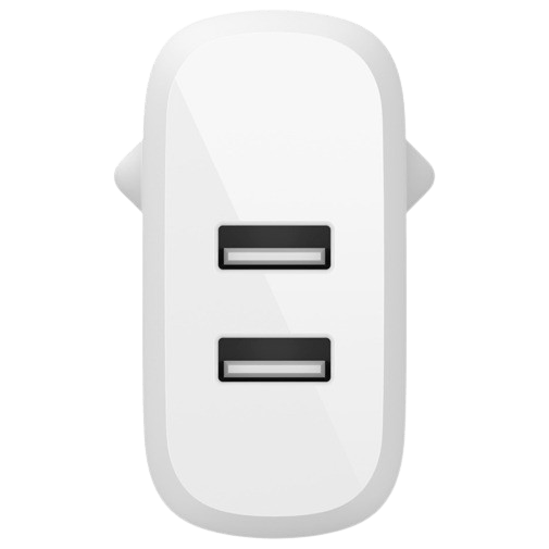 Belkin Belkin Boost Charge Dual USB Oplader 24W + Lightning Kabel Wit