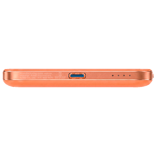 Anker Anker Nano USB-C Draadloze Powerbank 5.000mAh - Oranje