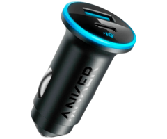 Anker Anker 323 Dual USB & USB-C Autolader 52W - Zwart