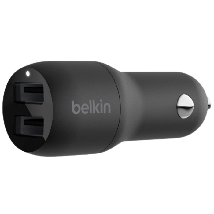 Belkin Belkin Boost Charge Dual USB Snelle Autolader 12W Zwart