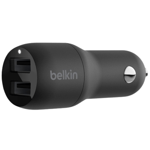 Belkin Belkin Boost Charge Dual USB Snelle Autolader 12W Zwart
