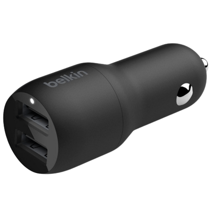 Belkin Belkin Boost Charge Dual USB Snelle Autolader 12W Zwart