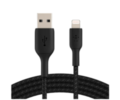 Belkin Belkin Boost Charge Gevlochten Lightning Kabel 1 Meter Zwart