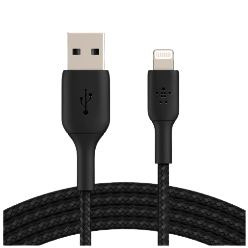 Belkin Belkin Boost Charge Gevlochten Lightning Kabel 1 Meter Zwart