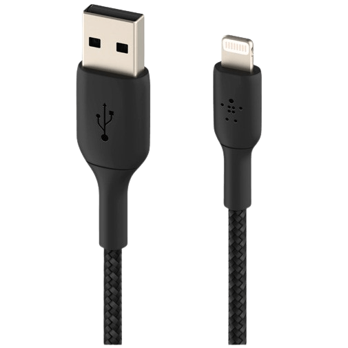 Belkin Belkin Boost Charge Gevlochten Lightning Kabel 1 Meter Zwart