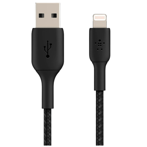 Belkin Belkin Boost Charge Gevlochten Lightning Kabel 1 Meter Zwart