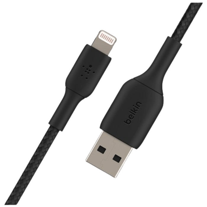 Belkin Belkin Boost Charge Gevlochten Lightning Kabel 1 Meter Zwart