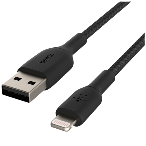 Belkin Belkin Boost Charge Gevlochten Lightning Kabel 1 Meter Zwart
