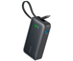 Anker Anker 545 Nano Powerbank 10.000mAh 30W met USB-C Kabel - Zwart